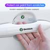 4/8Pcs Car Door Handle Sticker Protective Film Decals Accessories For Skoda Octavia MK2 MK3 2 3 A7 Fabia Karoq Kodiaq Rapid afx388