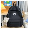 Schoolbag Japanese Ins Solid Color Simple Small Backpack, High Value Campus Light Junior High School Student Schoolbag Commuting Backpack