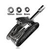 16in1 MultiTool for bicycle repair, black