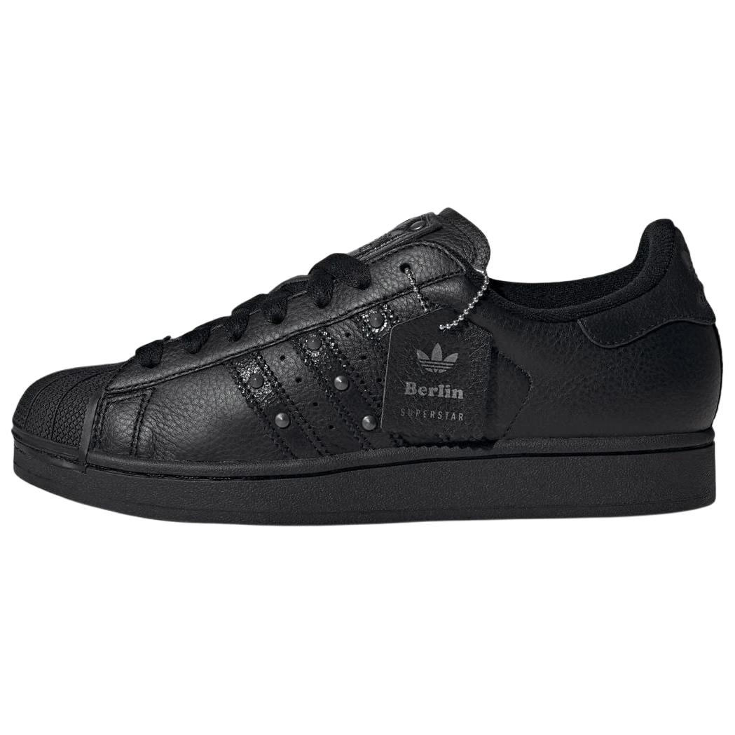 

adidas Superstar II Berlin JQ3225 Unisex Core Black Carbon Shell Toe Sneakers 42.5