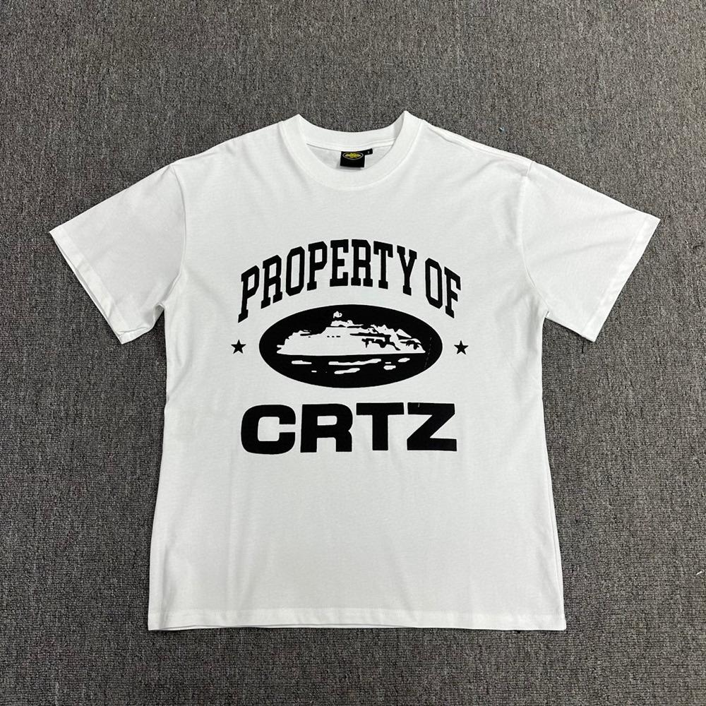 Cross-border American High Street Alcatraz Series Letter Pattern Printing Casual Loose Short-sleeved T-shirt Top Men's and Women's Tide