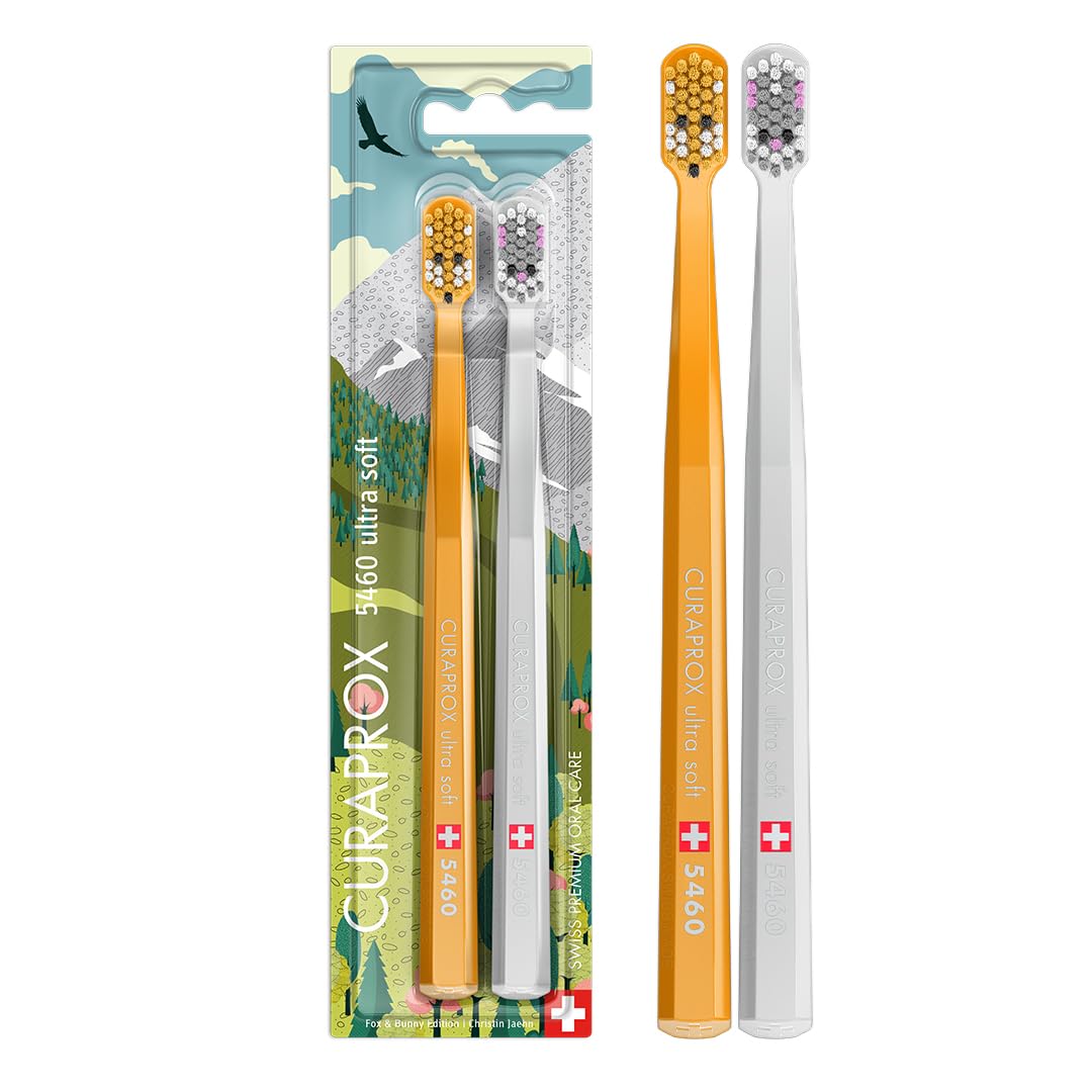 

CURAPROX Зубная щетка CS5460 издание «Лиса и Заяц» и (Набор 2)