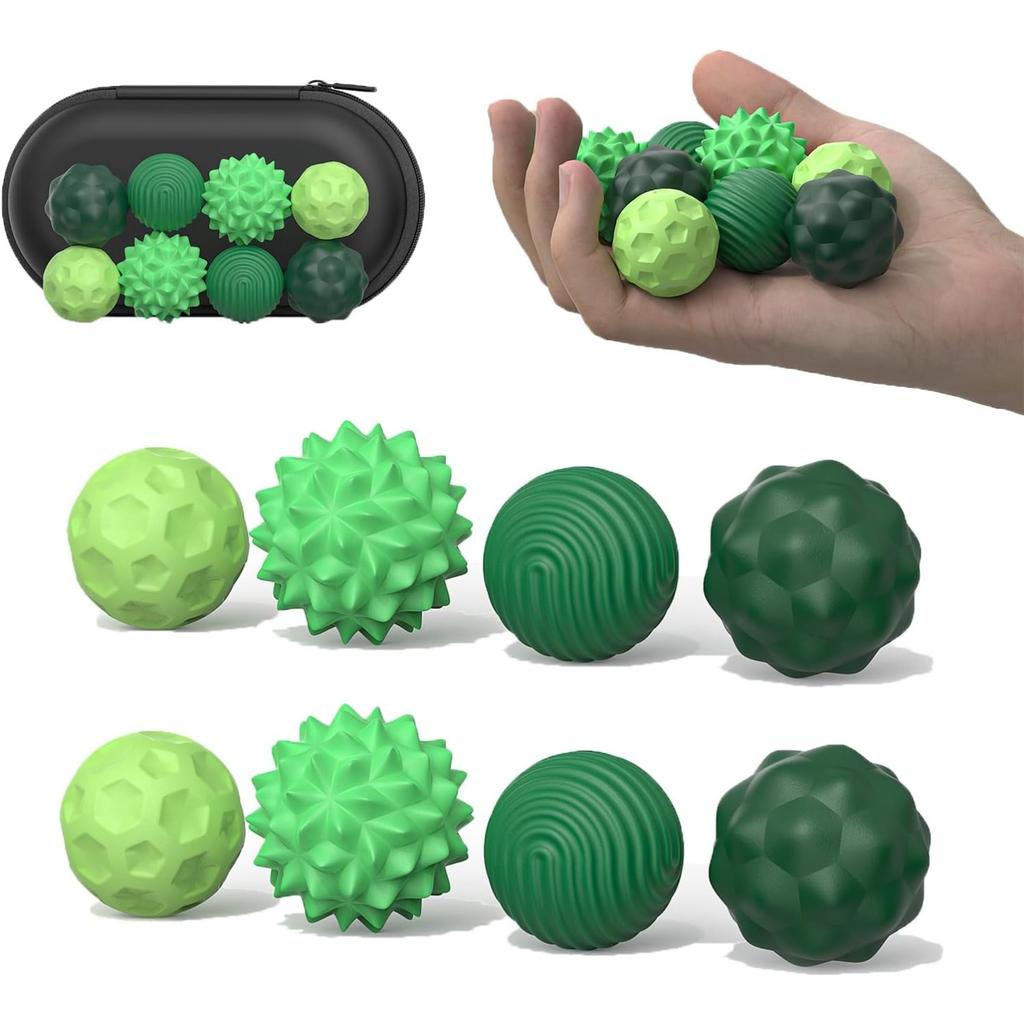 Silicone Magnetic Sensory Balls Fidget Toy Worry Balls Autism Calming Fidgeting Toy Kid Adults Anxiety Relief Stress Sensory Toy