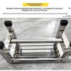 Stainless Steel Stool Durable Beautiful Corrosion Resistant Bathroom Shower Vegetable Picking Stool Home Use