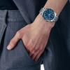 LONGINES Concas series automatic mechanical movement 100 meters waterproof men's watch Swiss watch 42mm blue dial stainless steel strap L3.835.4.92.6