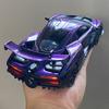 Spray 1:24 Mclaren Senna Super Sports Car Alloy DieCast Model Pull Back Toy Collection Ornament Christmas Gifts For Friends Boys