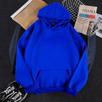 Men's and Women's New Solid Color Hooded Tops Loose Student Sweater Women