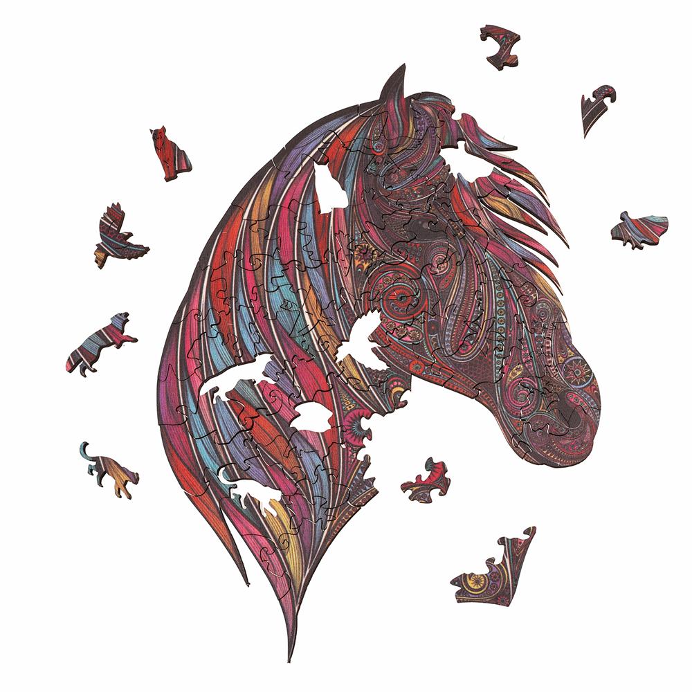 Buy Unique Wooden Animal Jigsaw Puzzles Mysterious Puzzle Gift ...