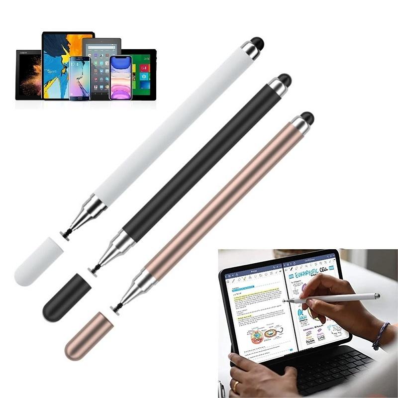 2-In-1 Universal Stylus Pen For Touch Screens Tablet Pen Stylus Pencil For iPad/iPhone/Tablets/Android Capacitive Touch Screen
