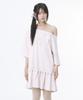 Inner Museum Don'T Be Blue Button Dress (Pink)