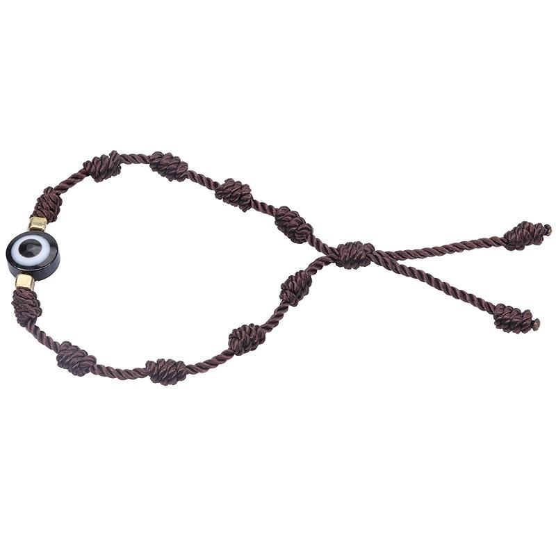 New Evil Eye Braided Bracelet Lucky Red Black Color Thread Couple Chain Handmade Prayer Bangles Pulsera Jewelry Gift for