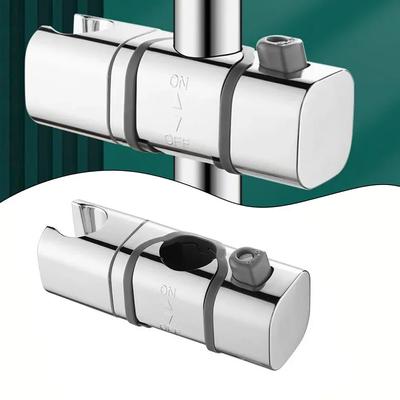 Shower Bracket Universal 18~25mm ABS Plastic Shower Slide Rail Bar Holder Adjustable Clamp Holder Bracket Bathroom Accessories