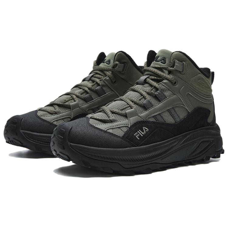 Fila TREK 2 MID WE Baby's Breath 2 Fleece Lined, Fashion Minimalist Style, Sports Comfortable, Versatile Mid Top F12M542112FBB