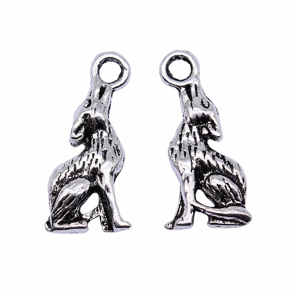 Retro Leopard Charms Metal Animal Pendants For Jewelry Making Handmade Supplies