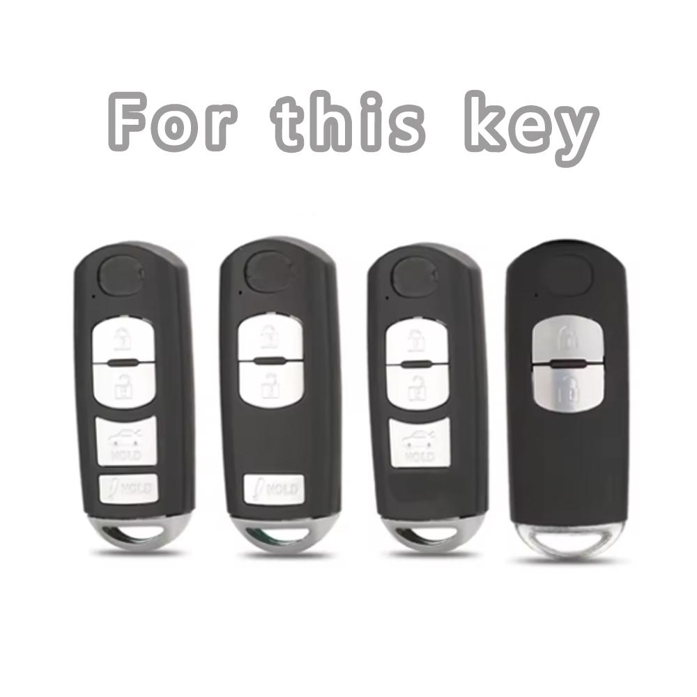 For Mazda 2 3 6 Atenza Axela CX-5 CX5 CX-30 CX-3 CX-4 CX-5 CX7 CX-9 MX5 2015 2016 2017 2018 2019 TPU Car Remote Key Case Cover