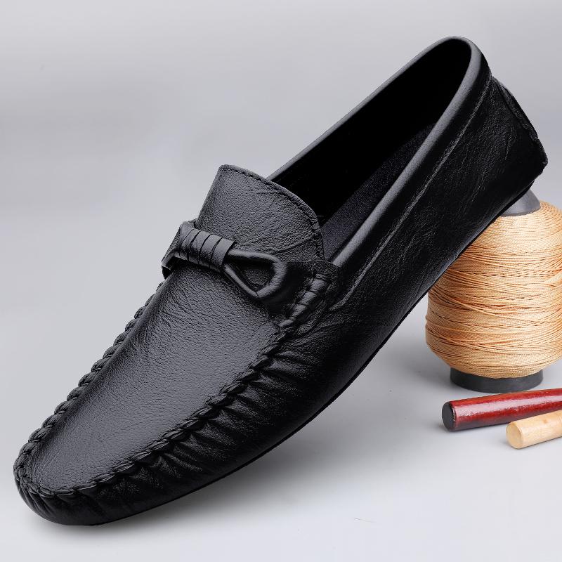 

Fashion Slip on Man Walking Shoes Handmade Comfy Mens Loafers Fashion Spring Autumn Casual Shoes New Fashion Man Driving Flats Moccasins 38
