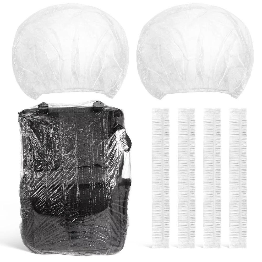 30Pcs Disposable Backpack Rain Cover Foldable Dust-proof Waterproof Backpack Cover Lightweight 90/110cm