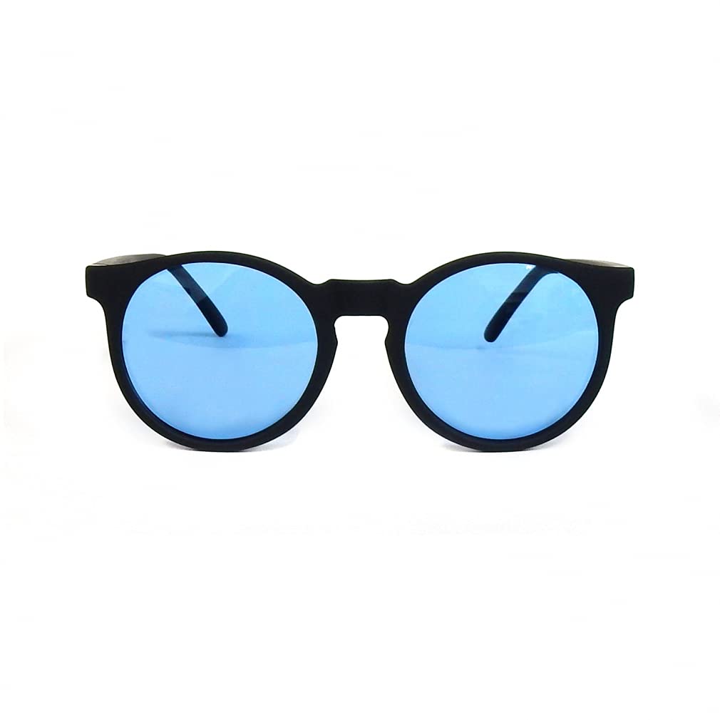 DANG SHADES ATZ Polarized Sunglasses DANG SHADES vidg00415 BlackSoft/Blue