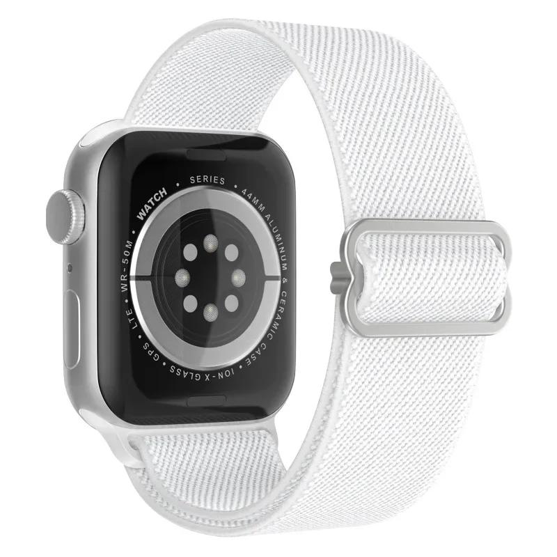 Elastyczny Nylonowy Pasek do Apple Watch ultra 2 49mm Seria 9/8/7 41mm 45mm38/42-40mm/44mm Boho Bransoletka iWatch 6 5 4 3 Se Pasek