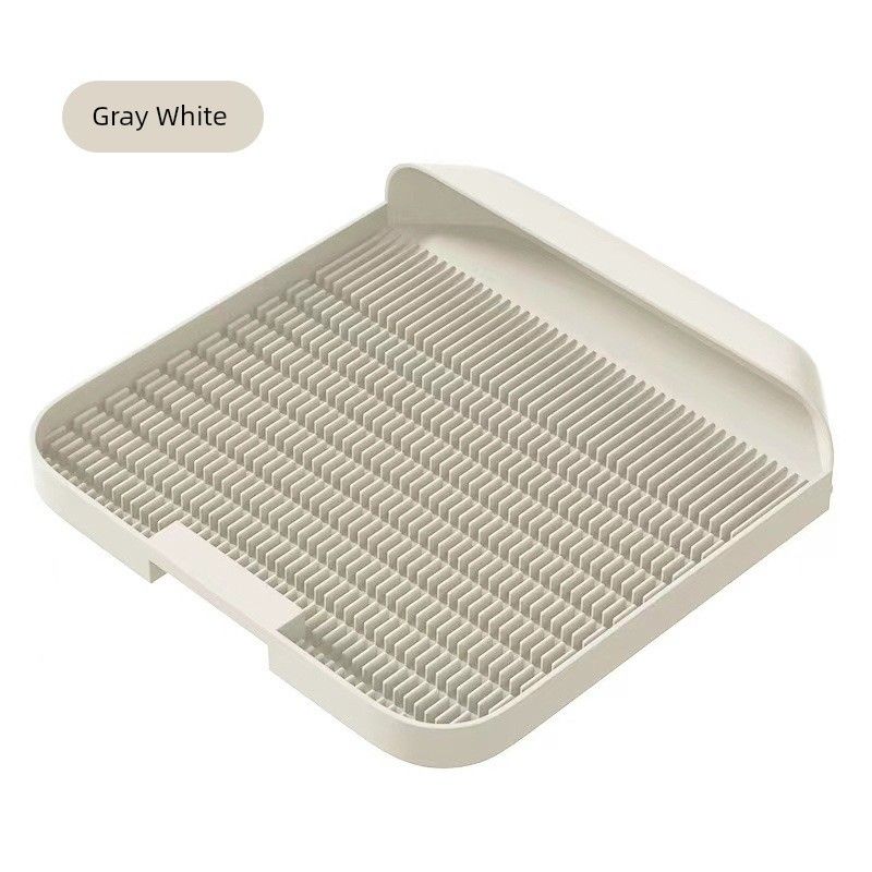 

Коврик для контроля кошачьего наполнителя Коврик для лотка для кошек Коврик против разбрызгивания Коврик для кошачьего туалета Коврик для кошачьего наполнителя Товары для питомцев 1_gray White