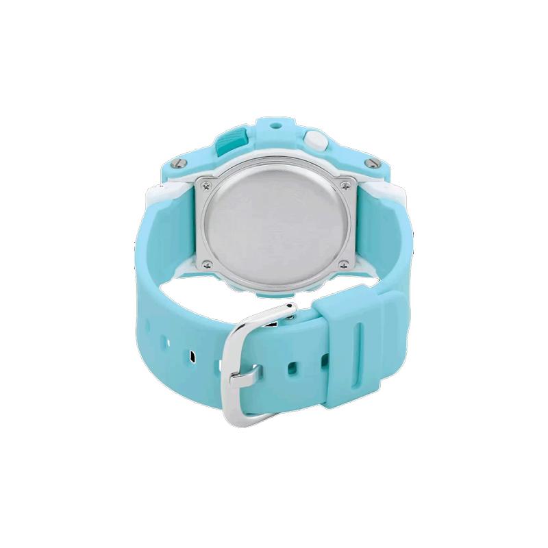 Casio CASIOBABY-G Street Style Contrast Color Tide Classic Pointer Dual Display Dial Sports Waterproof Quartz Movement Resin Strap BGA-180BE-2B