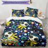 3pcs Duvet Cover Set (1*Duvet Cover + 2*Pillowcase, Without Core), Coraline Print Soft All‑Season Bedding Set, Home Bedroom Decor Gift