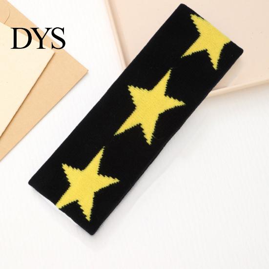 Versatile Headband Yoga Wear Resistant Non-Slip Super Soft Five-Pointed Practical Hair Accessory Star Pattern Unisex Head Wrap Accessories Band