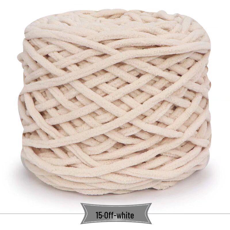 3.3 Große Eiswollknäuel für handgestrickte Häkelschuhe & zum Weben von Schals - Dicke Wolle für Damen & Herren