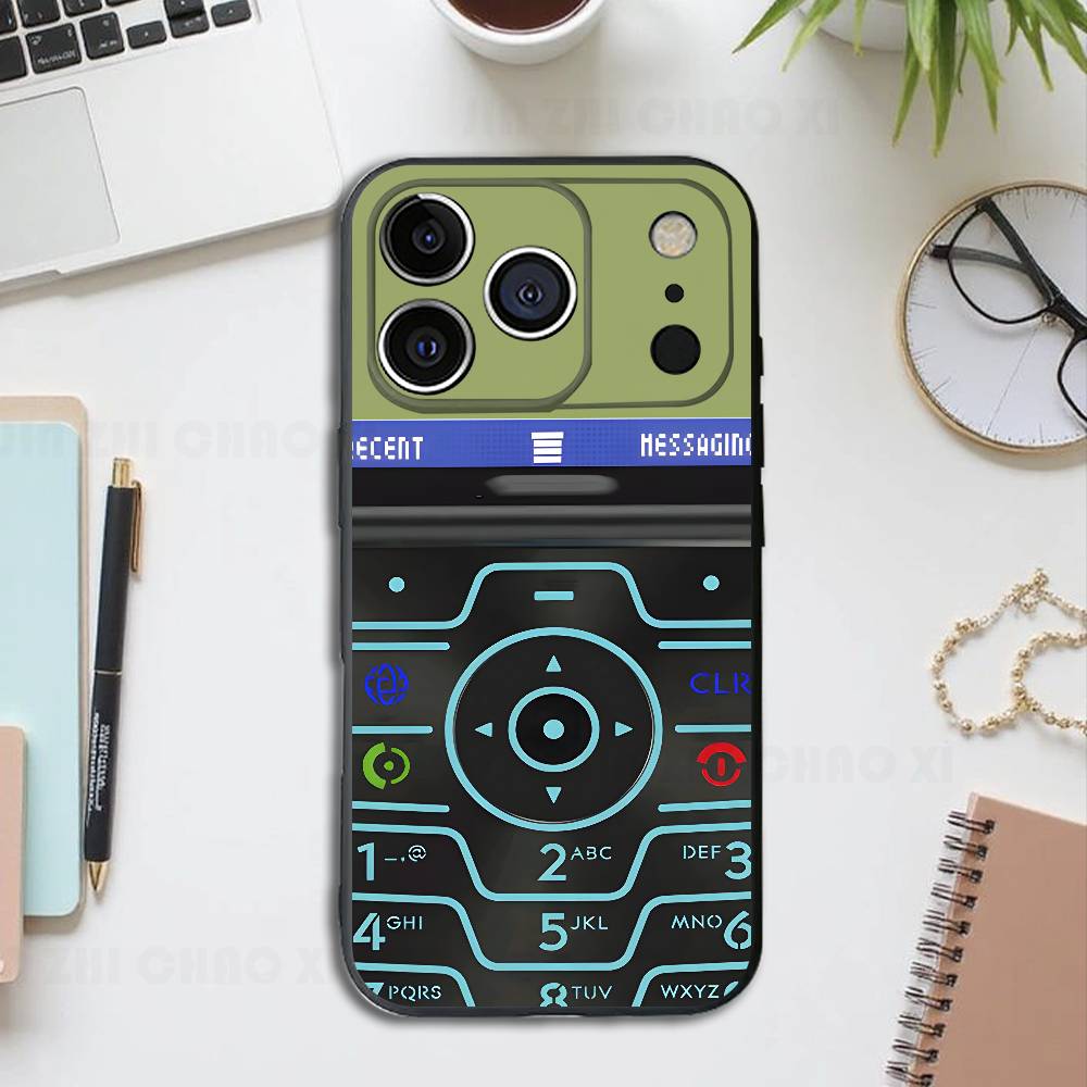 

Old Phone Screen Silicone Phone Case For IPhone 17 16 15 14 13 12 11 X XS Plus Pro Max Shockproof Soft Cover iPhone13PRO