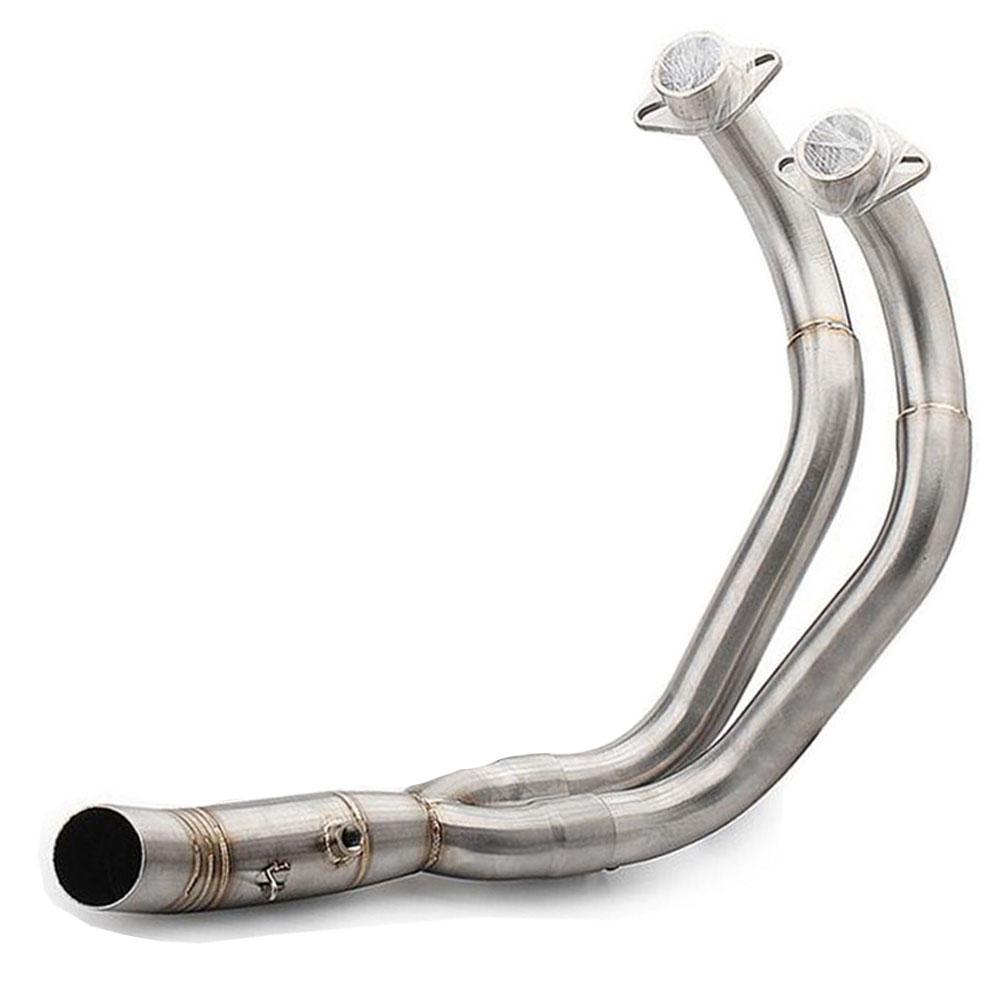 For Yamaha YZF R7 2014-2024 MT07 FZ07 XSR700 Tracer 7 Motorcycle Exhaust Header Muffler Pipe Escape 51MM Slip-On Connecting Pipe