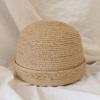 Summer 100% Raffia Straw Fedoras Hat Women Handcrafted Pillbox Hat Berets Retro Hostess Fashion Millinery Fascinator Sun Hats