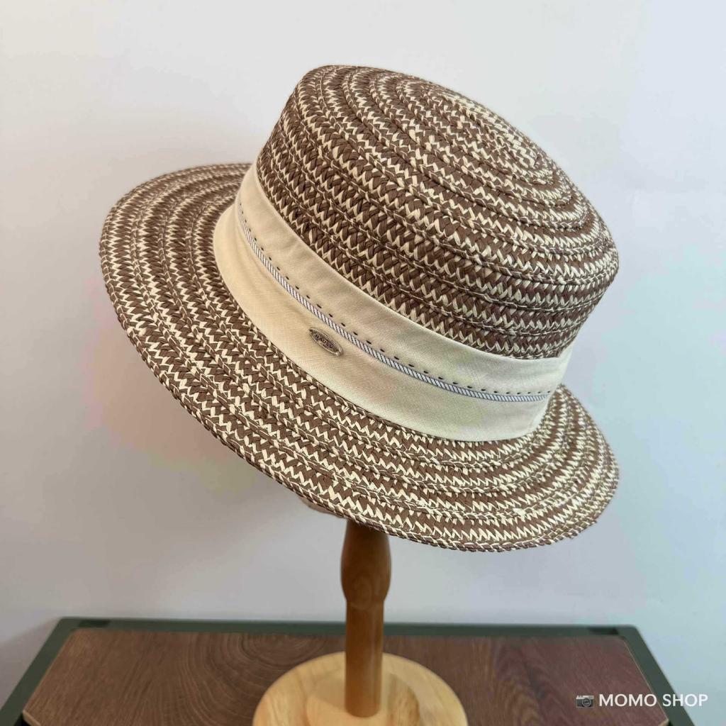 Seaside Vacation Beach Hat French Retro Flat Top Straw Hat Women'S Spring And Summer Sun Protection Sunshade Big Brim Straw Top Hat