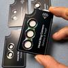 3D Alloy Metal Ring HD Tempered Glass Camera Lens Protector For Samsung Galaxy Z Fold/Flip 8 7 6 5 Rear Anti‑Scratch Full Cover