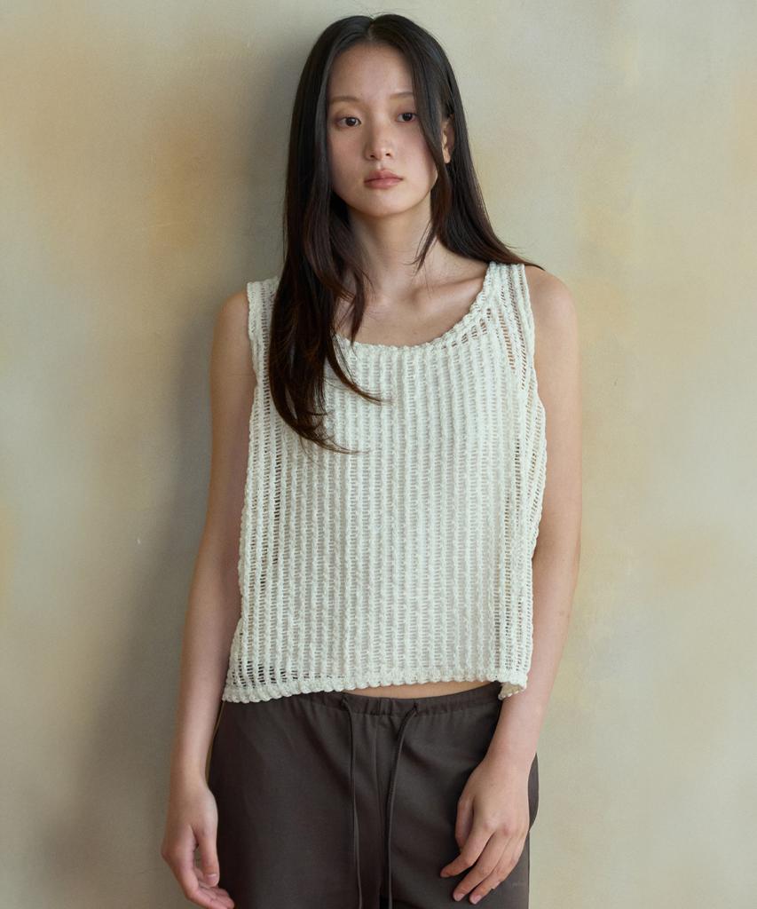 Wednesday Oasis For Woman Lumi Net Sleeveless_Ivory(Wb6Tp31)