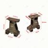 Gbr. Scope Red Dot Sight Lerna Mount Kit Elevated Base Hunting Mounts Fit 20mm Picatinny Rail Tactical airsoft Accessories