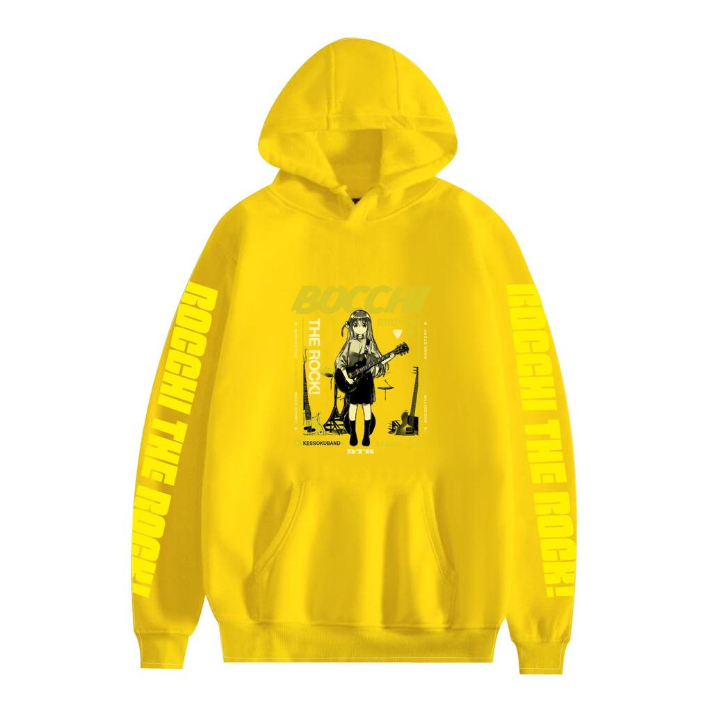 Bocchi The Rock! Hoodies Autumn Winter Fleece Streetwear Tops