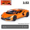 1:32 Lamborghini Revuelto Sports Car Model - Alloy, Scissor Doors, Sound & Light, Pull-back Simulation.