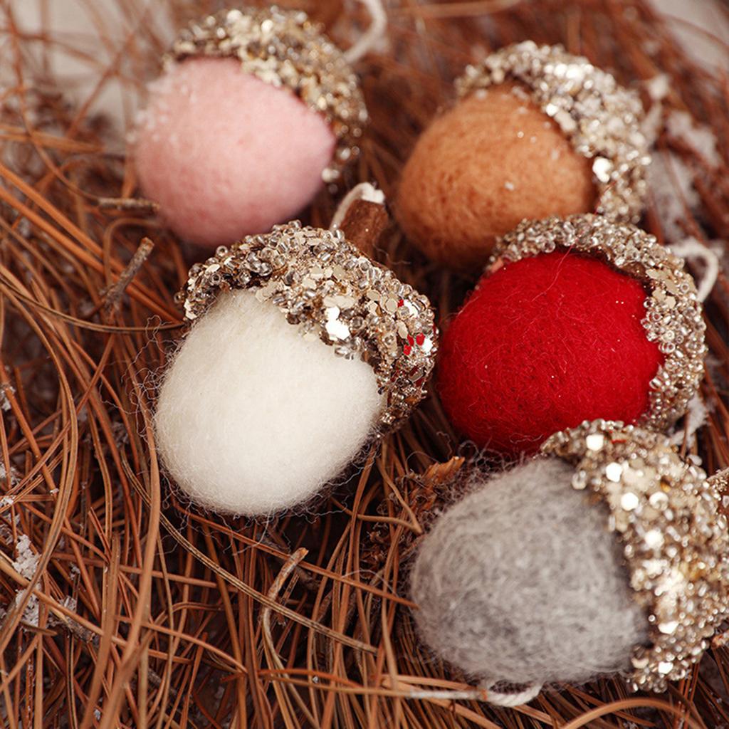 New Christmas Pinecone Felt Christmas Tree Pendant, Pendant, Christmas Atmosphere Set Decoration Items