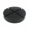 Car Cross Slotted Floor Jack Frame Rail Rubber Disk Pad for Pinch Weld Side