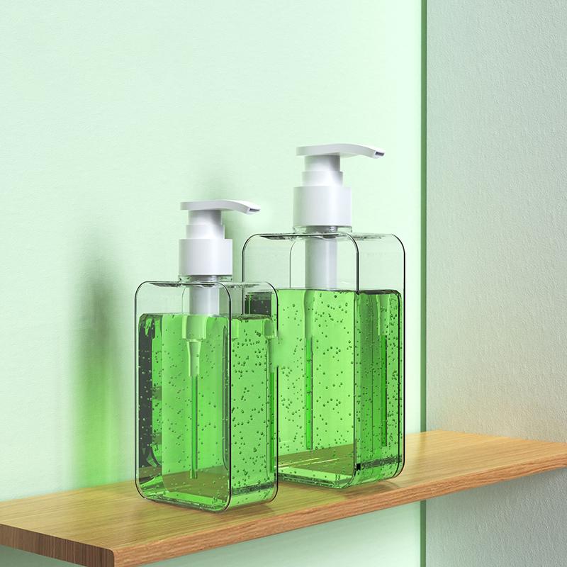 Soap Dispenser Bottle Bathroom Liquid Shampoo Shower Gel Bottle Refillable Storage Container Soap Press Empty Bottles
