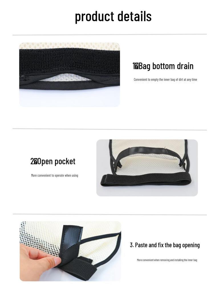 Breathable Large Capacity Waist Pack for Urine Collection and Cystostomy Bag Fixation 