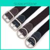 Adjustable Canvas Belt With Alloy Closure For Men And Womens Office Fashion