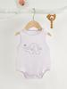 7A Anti-Bacterial Sleeveless Cotton Newborn Romper - Summer Breathable, Unisex, Thin Style, A-Class