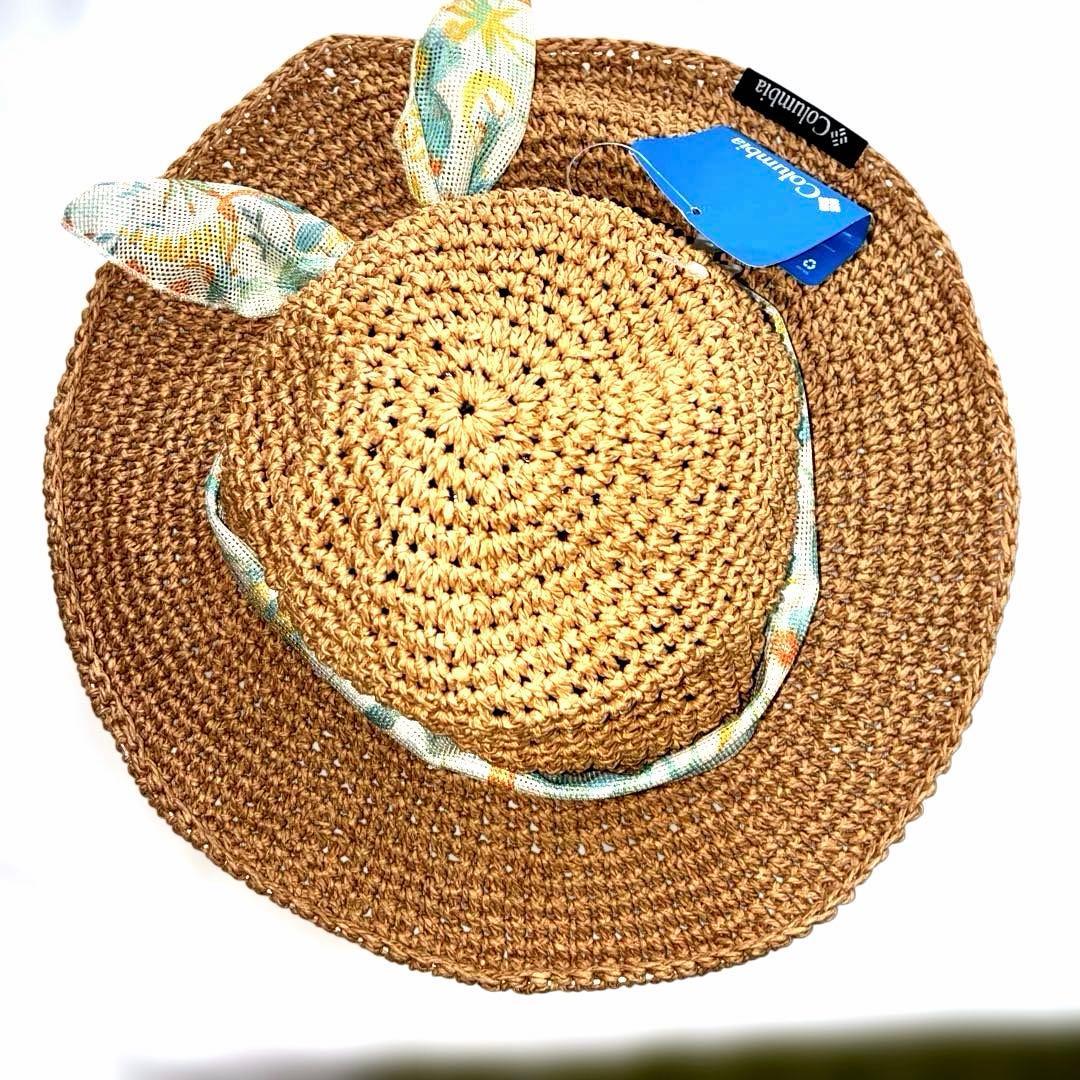 Used Columbia straw hat hat