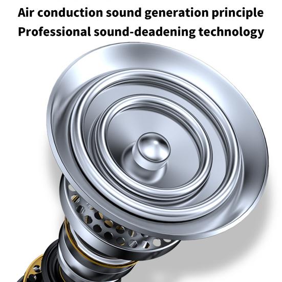 Wireless Earbud Bone Conduction Ipx5 Waterproof HIFI Sound Low Power Consumption Wireless Headset for Running