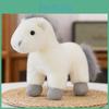 Simulation Cute Horse Cartoon Animal Toy With Short Plush For Kids Room Decor