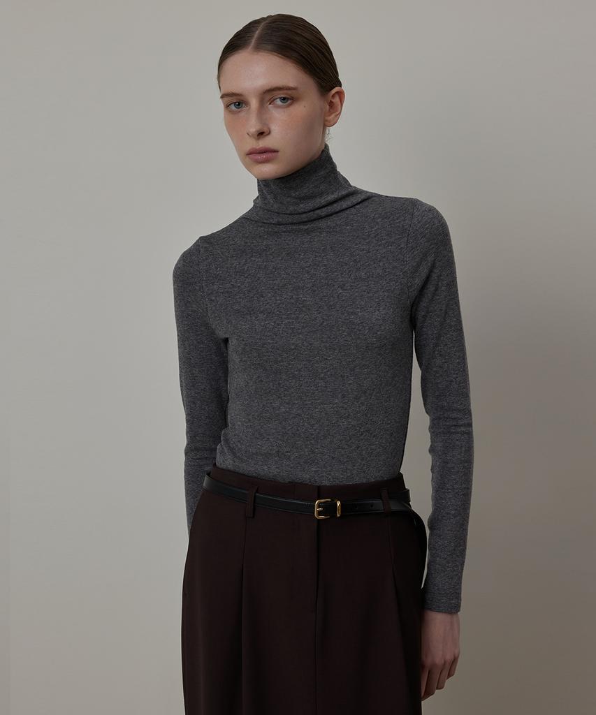 Kwinseulaebis Wool Back Slit Feminine Long Skirt