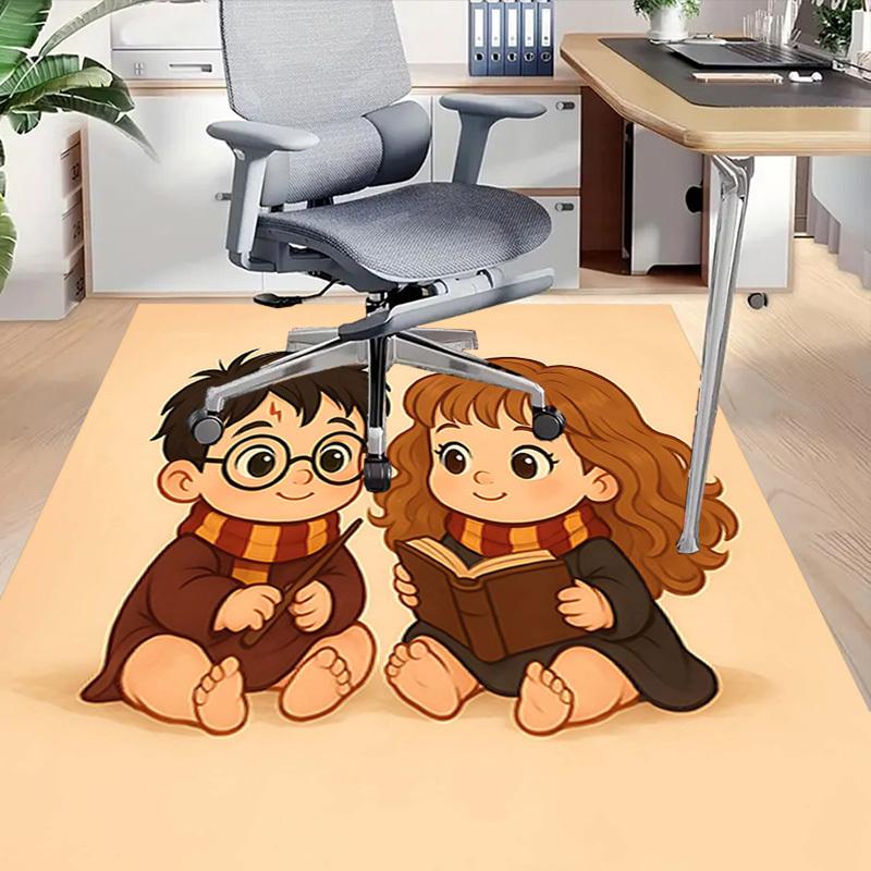 1PC Harry Potter Hermione Granger Non-Slip Floor carpet, suitable for Office, bedroomand playrooms. It can also be used as a sofa footrest cover-T53