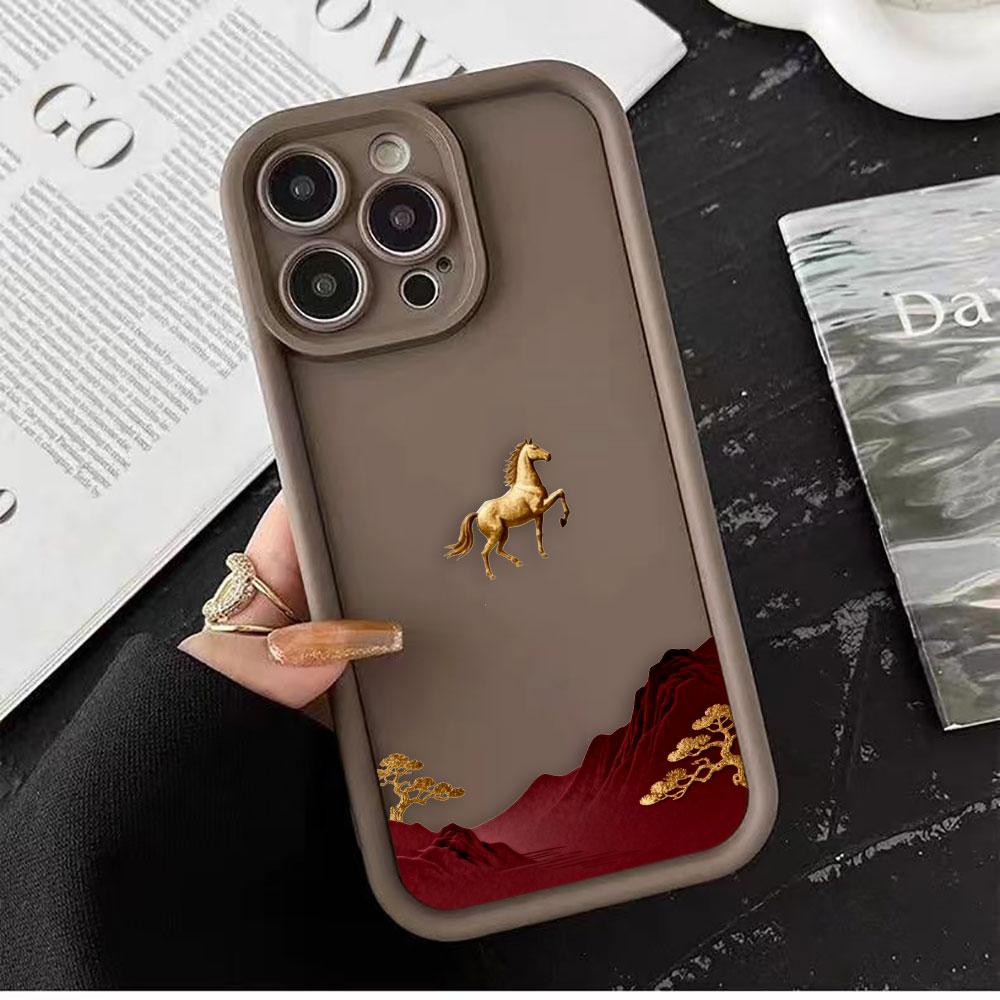 Happy Year Of The Horse Cover Phone Case For HONOR 400 90 Lite 300 200 70 50 20 10i 9X 8X PRO 5G Silicone Case DIY Shell Funda