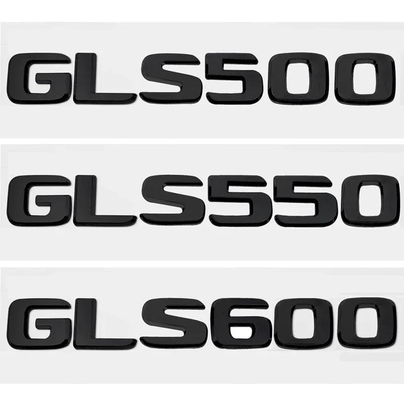 Car Digital Alphabet Trunk Emblem Badge Decal for Mercedes Benz GLS200 GLS250 GLS260 GLS300 GLS320 GLS350 GLS500 GLS550 GLS600